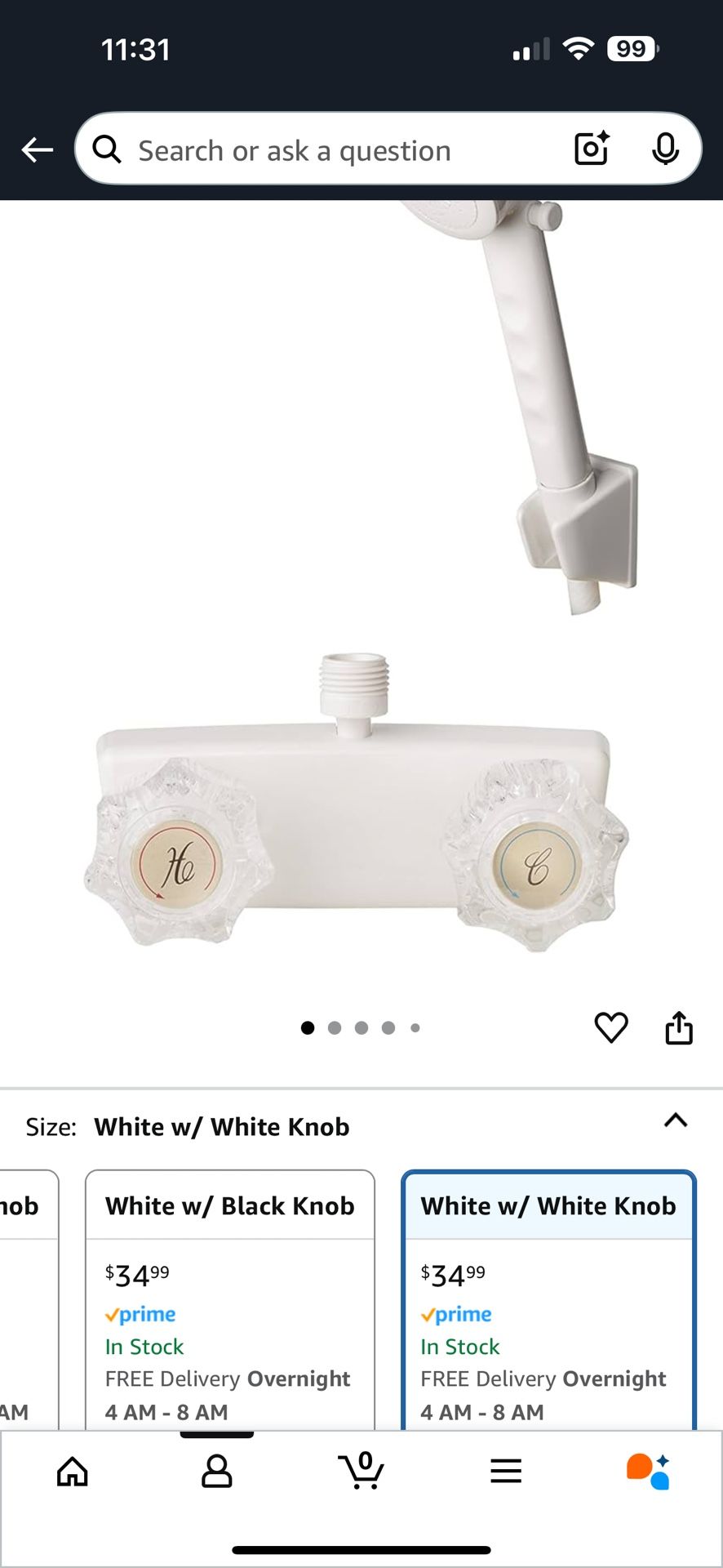 RV Camper shower