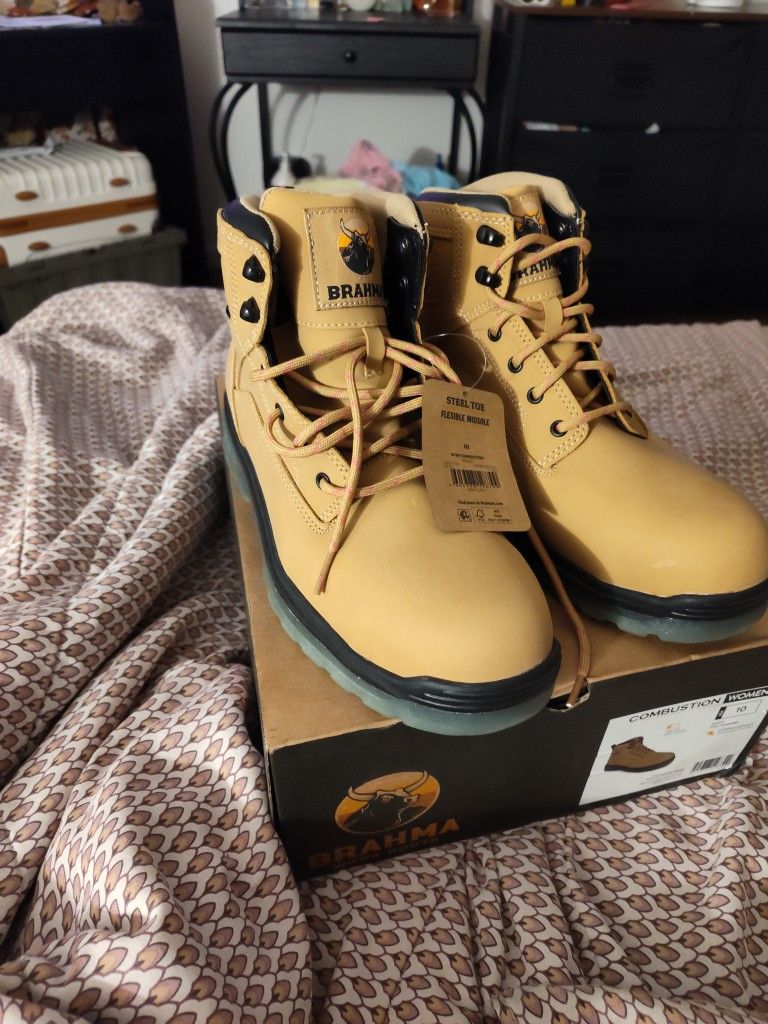 COMBUSTION Steel Toe Boots