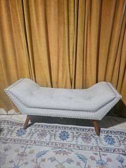 Tufted Upholstered Bench, Bench Bed End