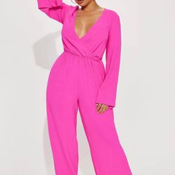 Large Pink Jumpsuit 