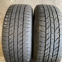 Pair Tires 265 70 16