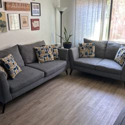 Sofa And Loveseat Couch Set