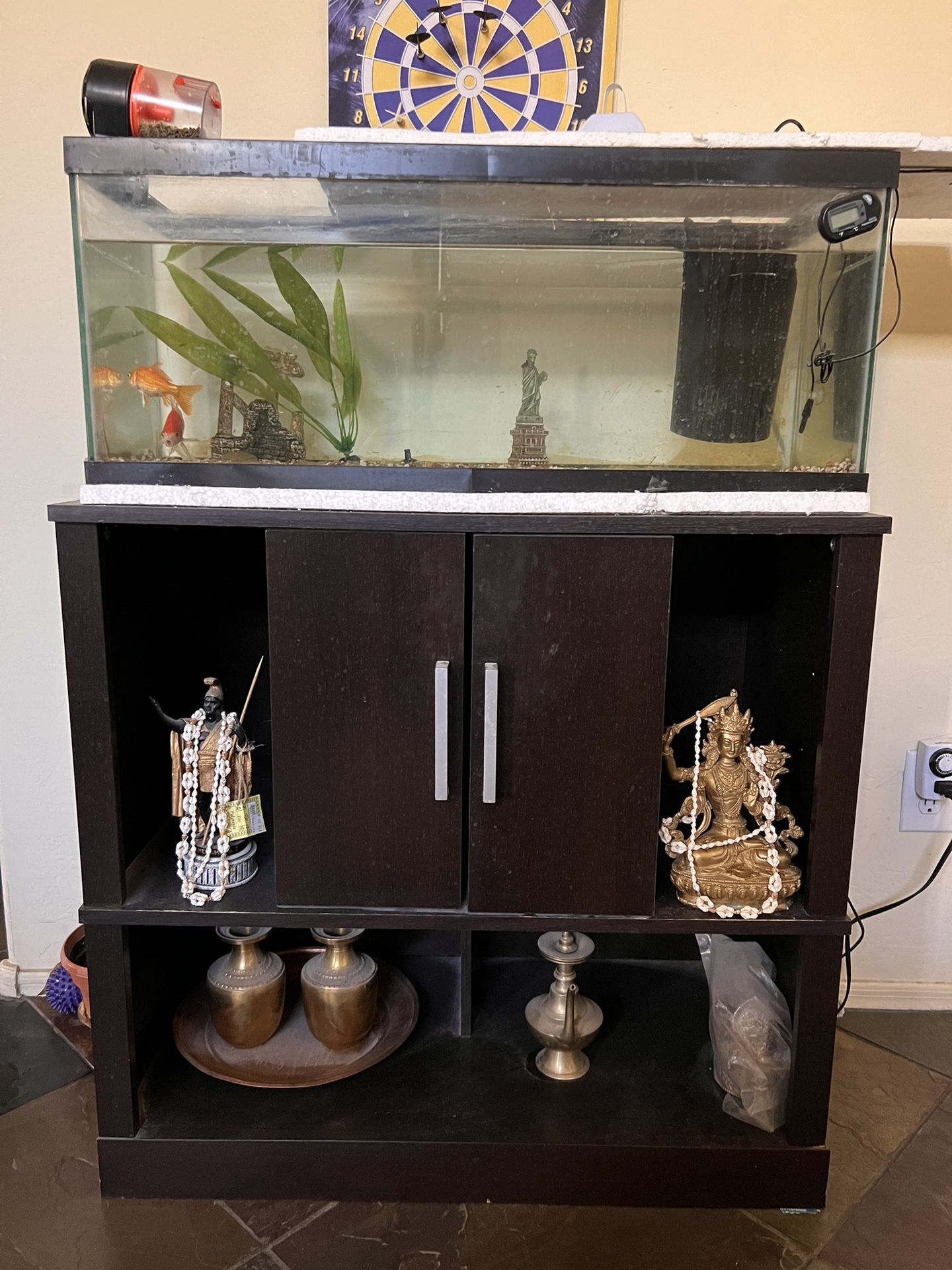 20 G Aquarium And Aquarium Stand