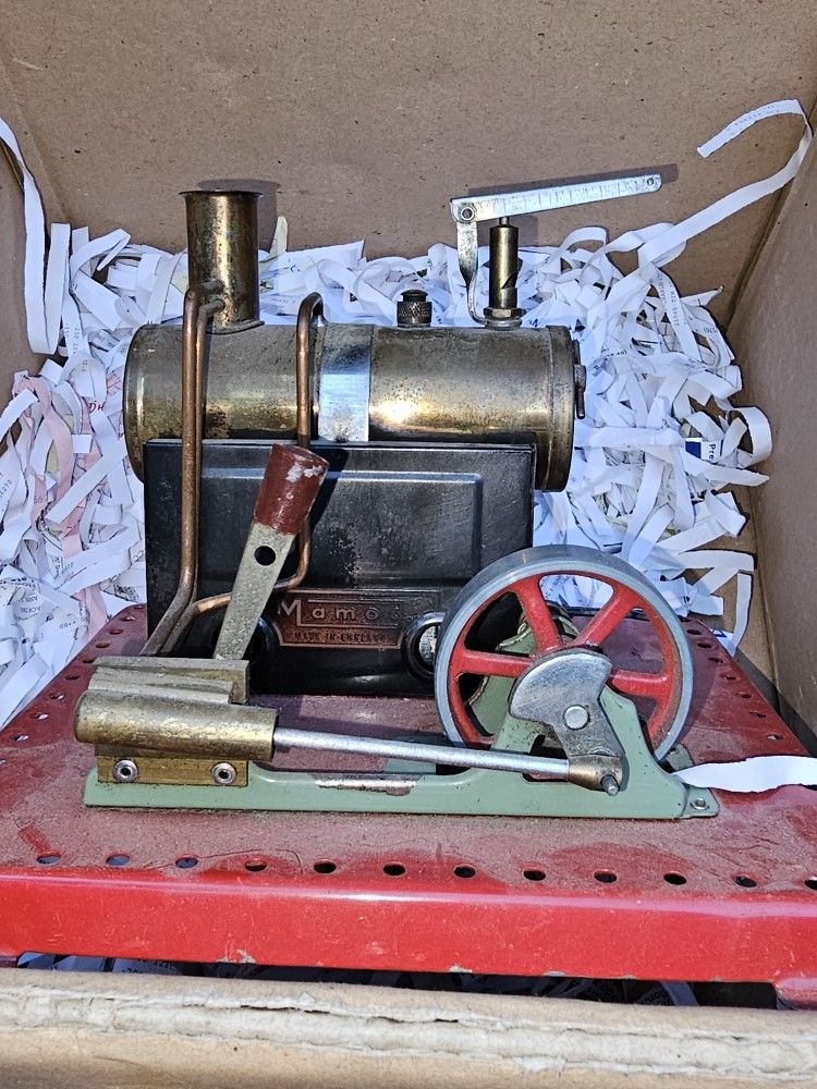 Vintage Erector Set with Electric And Steam Engine Motors