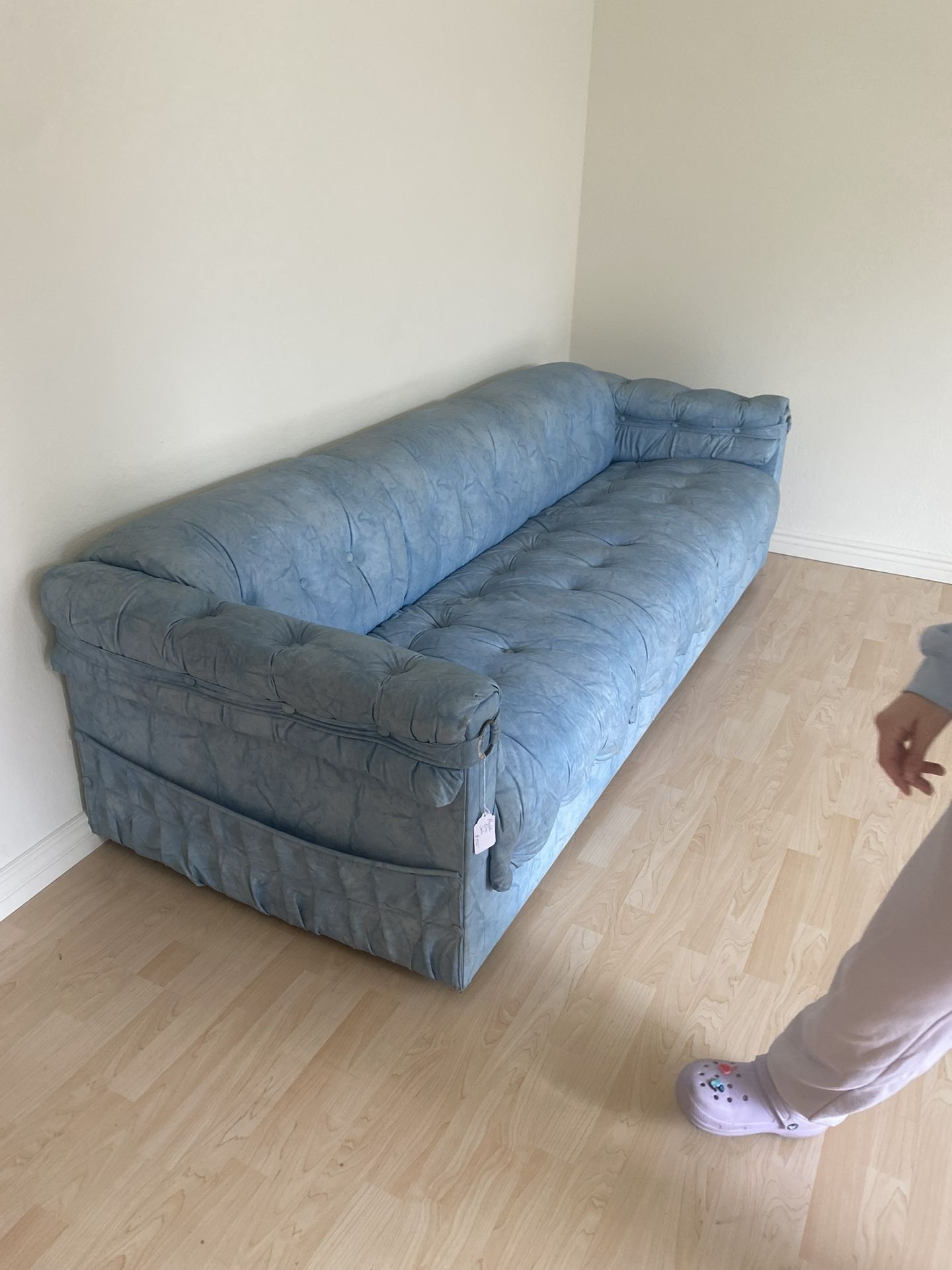 Blue Vintage Couch - LAST DAY TO BUY