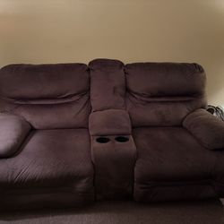 Living Room Set 2 Pieces Recliners 