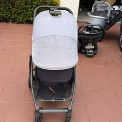 Upper baby Stroller with Bassinet
