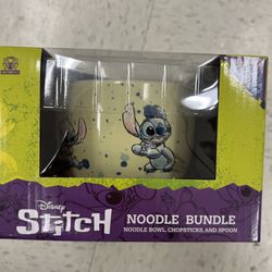 NWT Disney Stitch Noodle Bowl Set