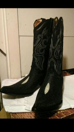 👢👢Botas Piel⭐Mantaraya/ Boots ⭐Stingray👢👢
