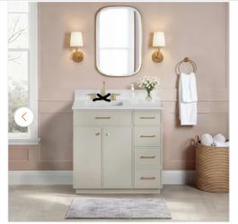 36” BATHROOM VANITY NEW