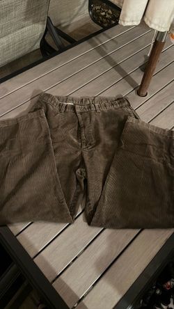 Brown corduroy pants