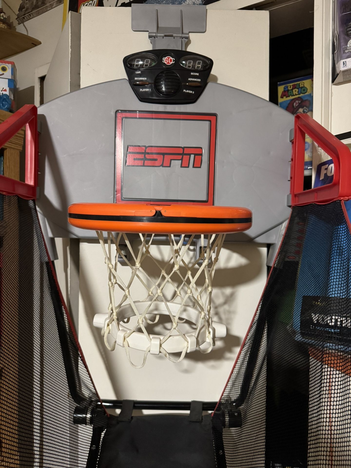 Over Door Bedroom Basketball Hoop NO BALLS