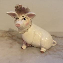 Antique Porcelain Pig