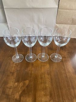Princess House Wine/Drinking Glasses - Small