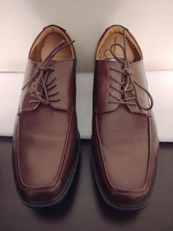 Brown Leather Dress Oxford Shoes