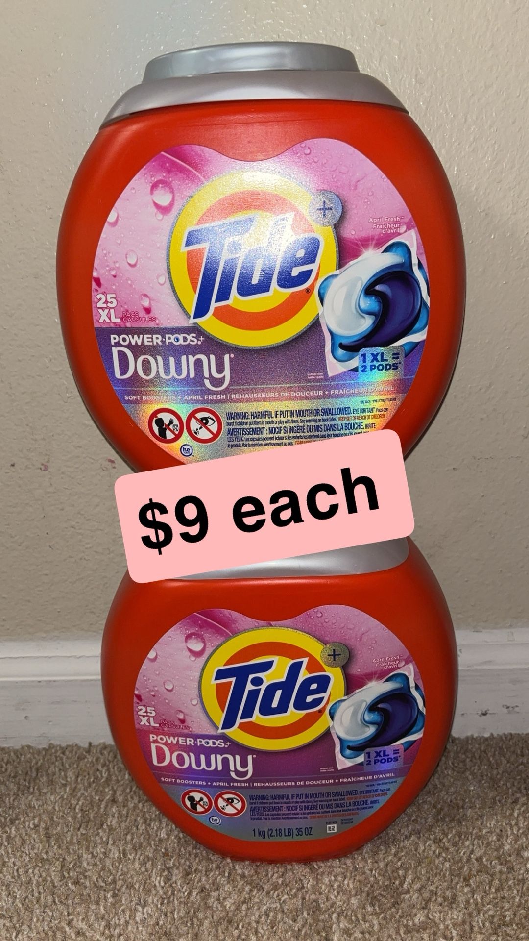 Tide Pods 25xl Downy
