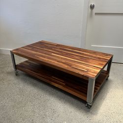 Butcher Block Coffee Table