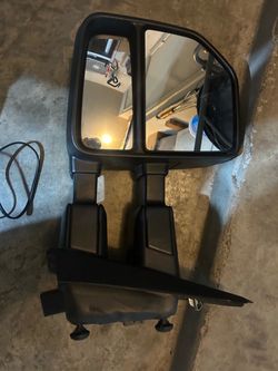 Truck Towing Side Mirror Black