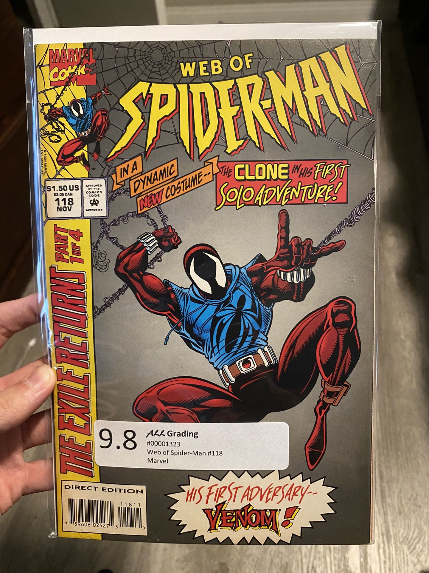 Web Of Spiderman 118 Comic Book