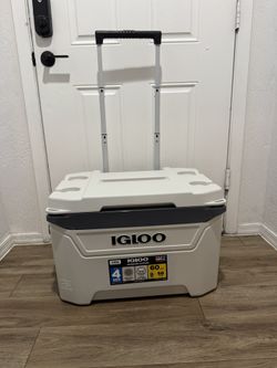 Igloo 60 Qt Wheeled Cooler w/ Handle – New! Never Used