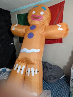 Gingerbread Men Blow Up Costume