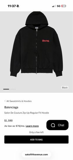 Balenciaga zip up