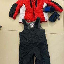 Boys 3t Snowsuit Jumper And Jacket