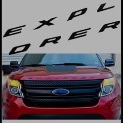 New Ford Explorer 3D hood emblems