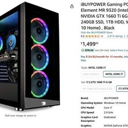 Gaming PC, Mouse, Keyboard