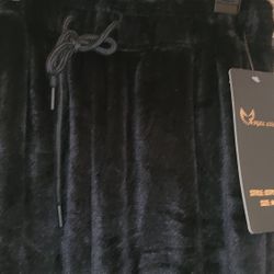 Angel Cult Black Fuzzy Lounge Pants 