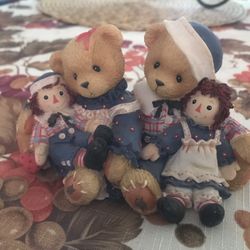 Cherish Teddies Raggedy And Ann