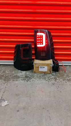 Smoked Rear Lights LED DRL 3D for 1500/2500/3500 Dodge Ram 2009_2017