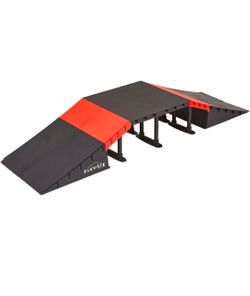 Elevate Skate Ramp Black and Red