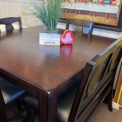 6pc Dining Table Set
