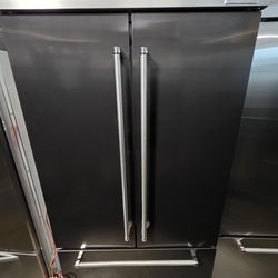 42" KITCHENAID BUILT IN FRENCH DOOR BLACK STAINLESS REFRIGERATOR