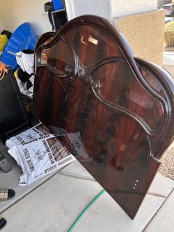 Elegant Wooden Headboard