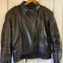 Womens Leather Riding Jacket
