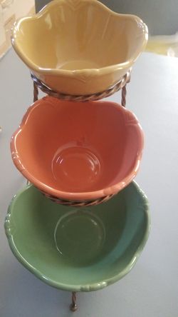 Juego de platos cerámicos