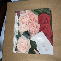 Red, Pink, White Roses Artificial 