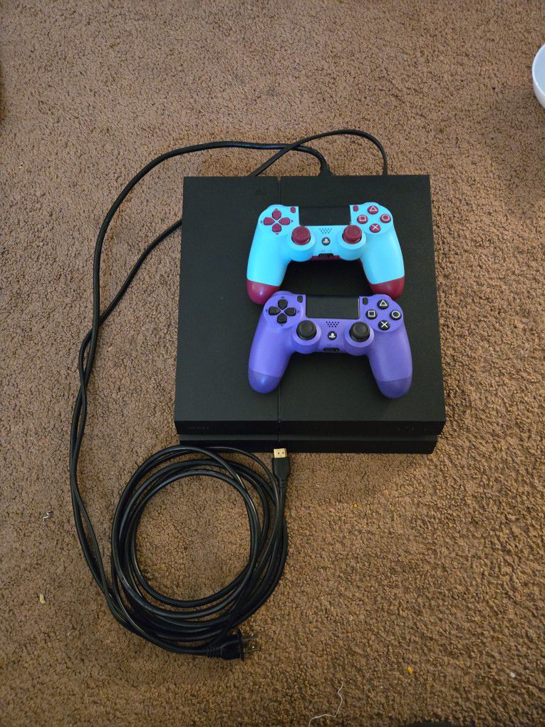 PS4 and 2 Controllers 