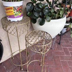 Set Of Metal Plant Stand