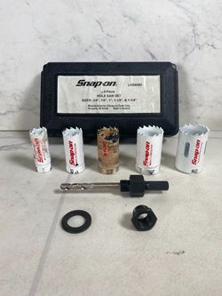 SNAP-ON TOOLS 7-PIECE Hole Saw and Arbor KIT 3/4–1-1/4" LHS606D (A1G006342)