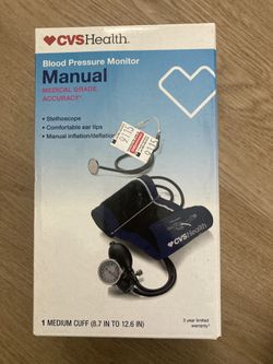 Manual Blood Pressure Cuff & Stethoscope