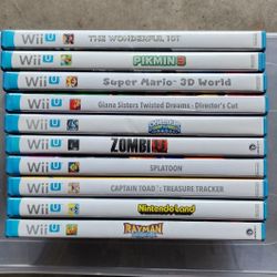 NINTENDO WII U WIIU VIDEO GAMES