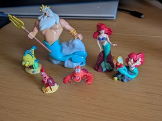 Little Mermaid Figurines ( cake toppers )