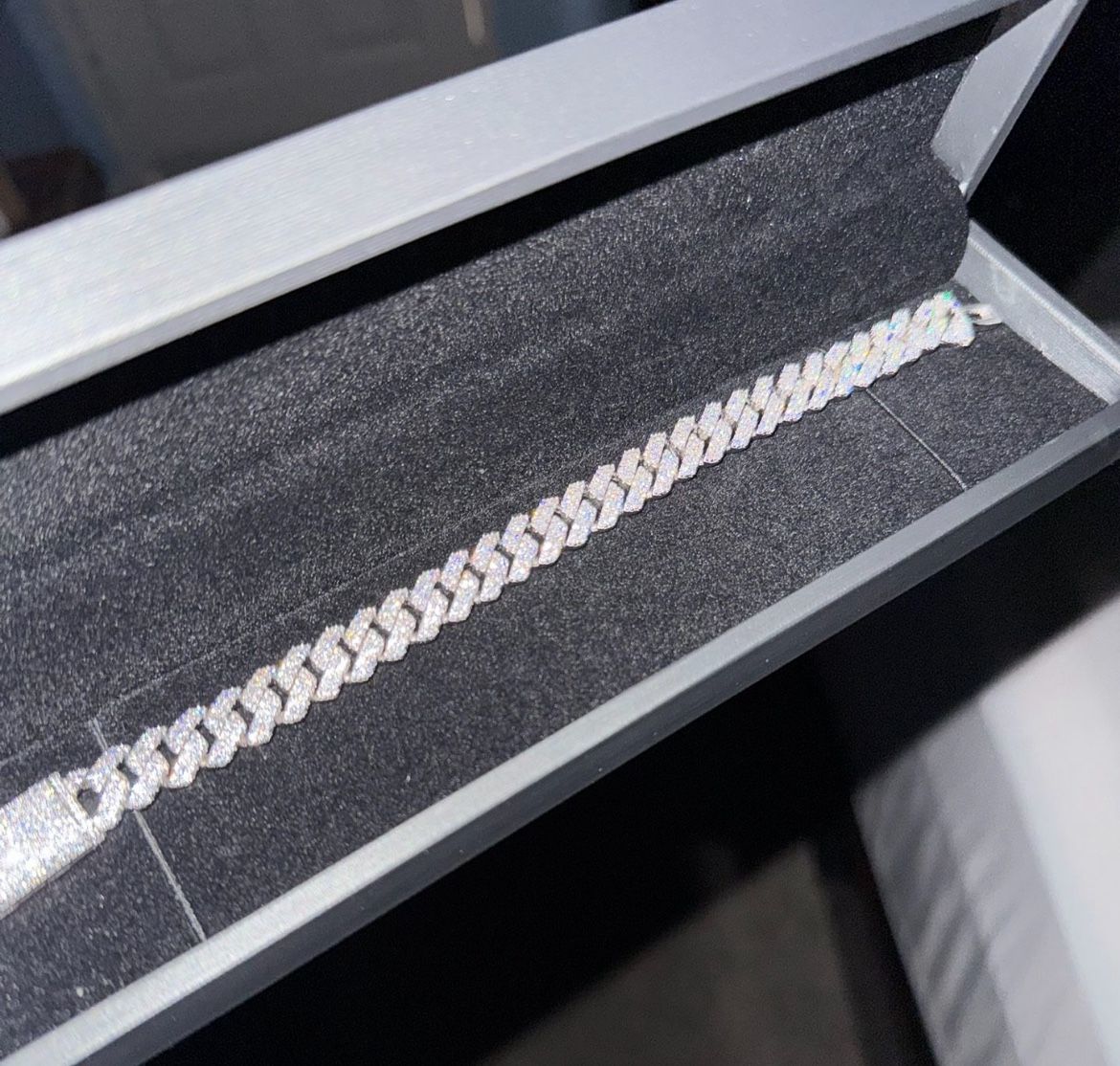 925 Silver Moissanite Bracelet