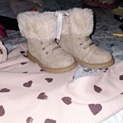 FAUX-FUR TODDLER GIRL BOOTS 