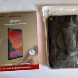 iPad Case  10.2  (2019) And Screen Protector 10.2 