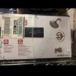 NEW!! Sealed Delta Porter 144984C-BN-A Shower Set