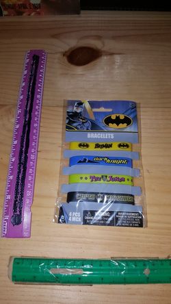 Batman plastic bracelet bands